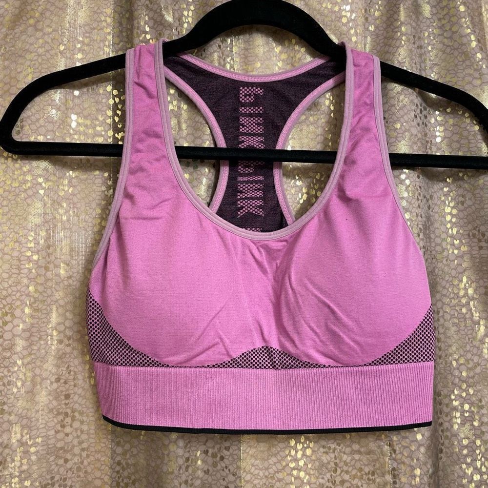 PINK Victoria’s Secret Sport Lightly Lined Seamless Pink Sports Bra, S/M
